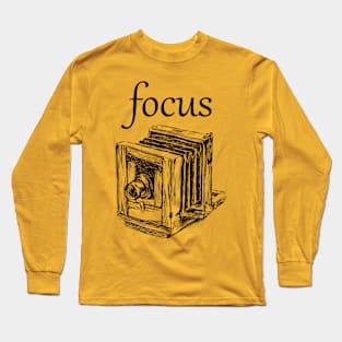 Antique camera quote print Long Sleeve T-Shirt